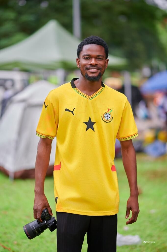 Vincent Nlikiba, photographer at Jahsonvin Momentz in Takoradi